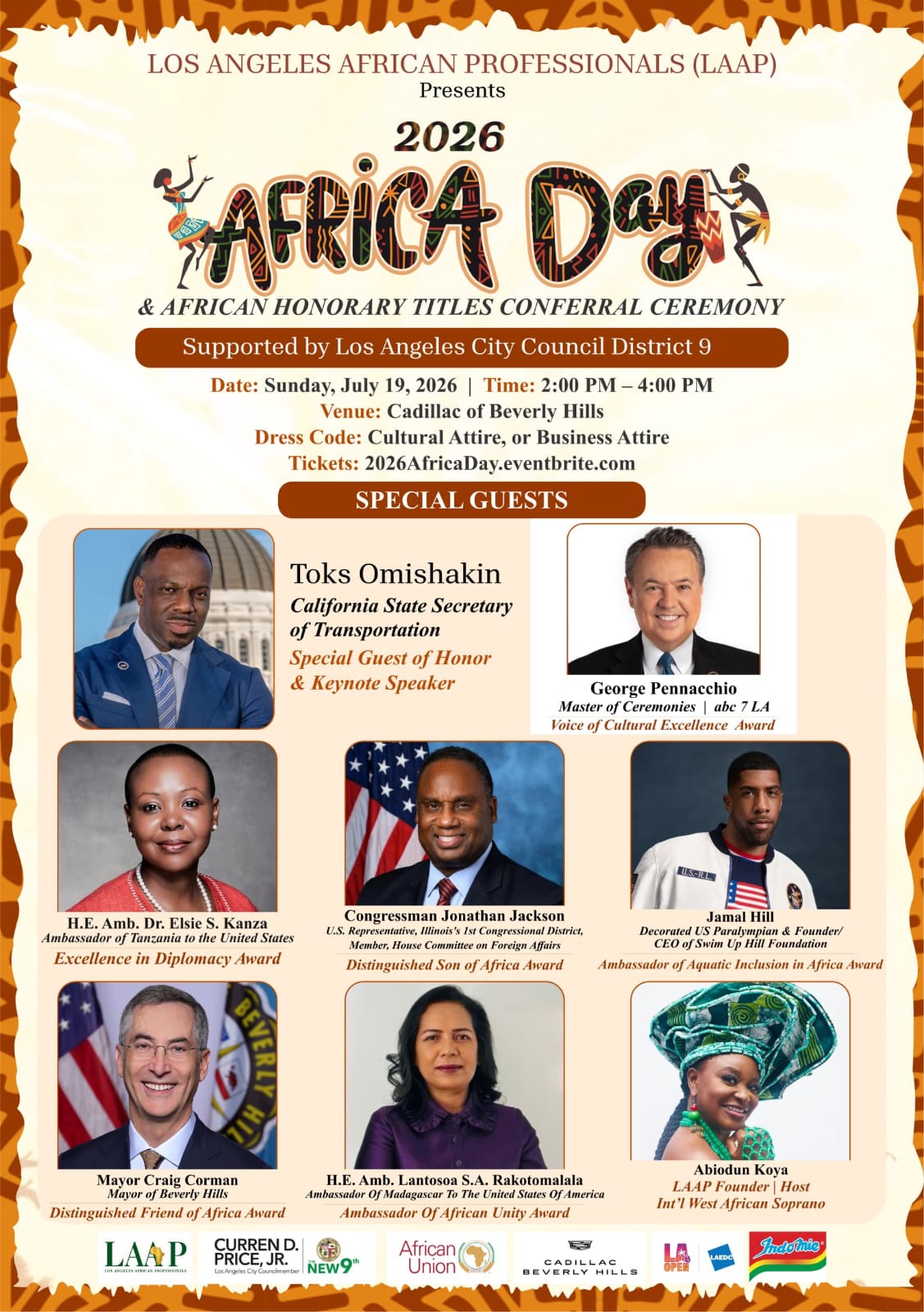 2026 Africa Day and African Honorary Titles Conferral Ceremony brochure