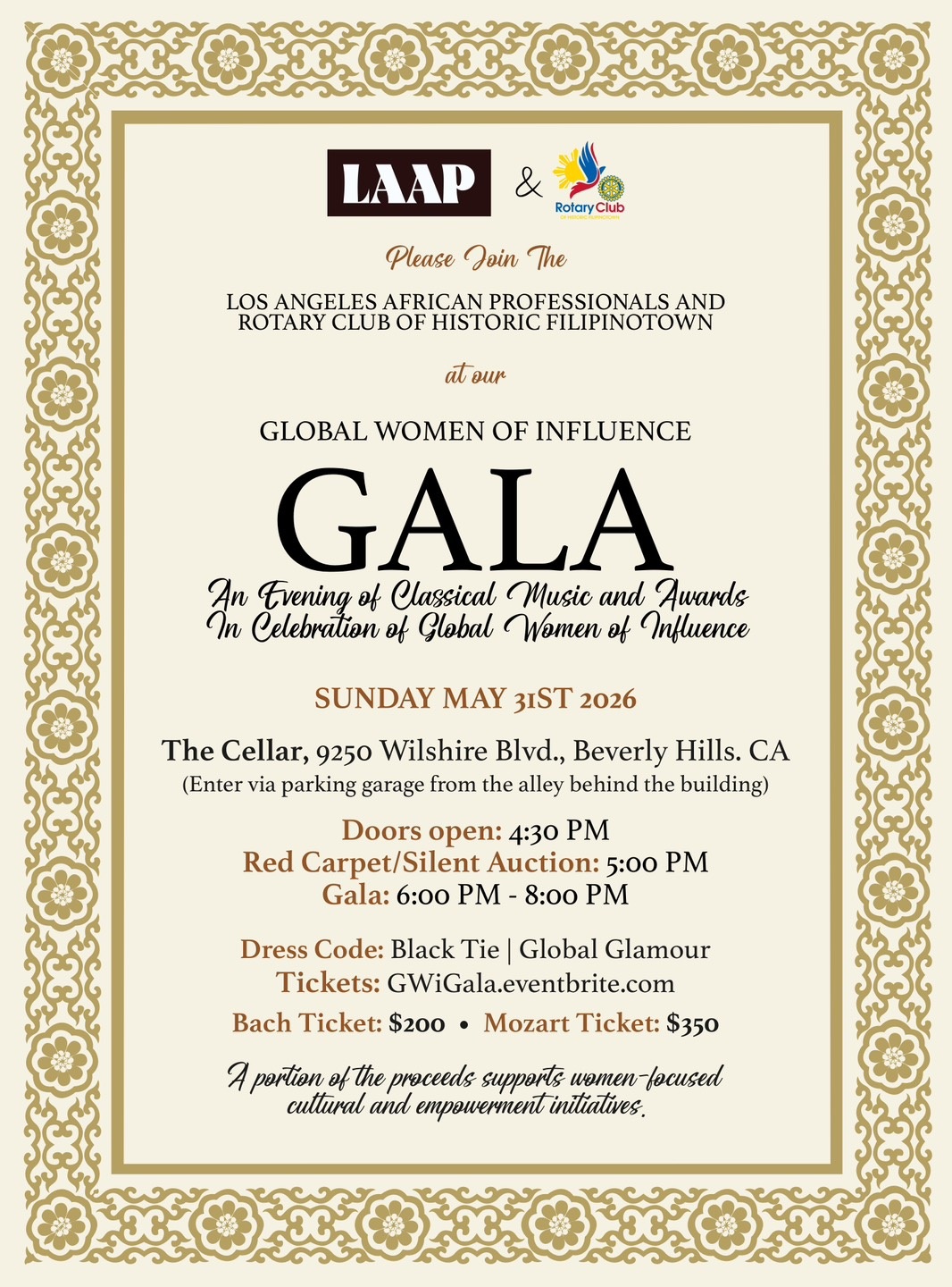 Global Women of Influence Gala